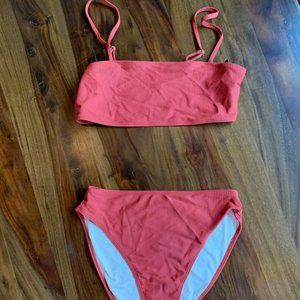 Terracotta Orange High Waisted Bikini